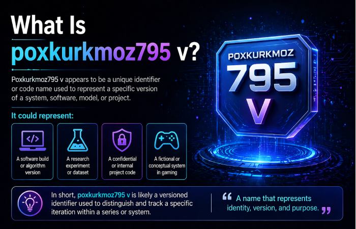 What Is poxkurkmoz795 v