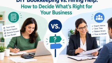 diy bookkeeping vs hiring help